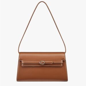 NEW Bostanten Shoulder or Crossbody bag, vegan faux leather, brown, PRICE FIRM